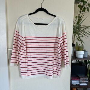 NWOT H&M Red and White Shirt